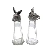 Donkey Salt & Pepper Shakers Tall