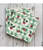 Mahogany Strawberry Gingham Pot Holder