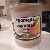 Tropical Paradise – 10oz  Frosted Glass