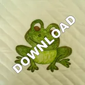 Green Valley Aquarium Funny Frog Downloadable Pattern