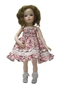 10" Floral Doll Sundress