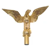 Brass Plated Eagle 11 in — Alamo Flag Company