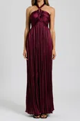 Aesha Twist Front Maxi Dress