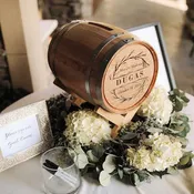 5 Gallon Wedding Branches Personalized Barrel