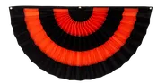 Celebrate Halloween with Our 5 Stripe Black & Orange Flag Bunting – Ideal for Spooky Gatherings & Haunted House Decor!