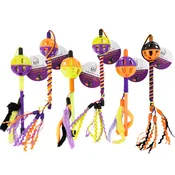 CAT TOY HALLOWEEN DANGLER WAND WITH BELL ASSORTED COUNTER DISPLAY