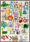 AP3089-13 ANIMAL ALPHABET BY ALICE PETERSON