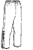 128 – Adult's Wind & Rain Pants Pattern