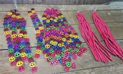 3D Peace Multi Color Beads, Jewelers Lot, Jewelry Making Artistic Craft Beads,