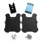 Rebranded Customs - Tactical Wallet - Aluminum - Splatter Black - Parts Kit