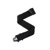 A9005-Auto Lock Locking Guitar Strap, Black Padded Stripes