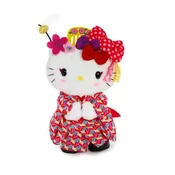 Hello Kitty Japan Pop Kimono Standing Plush - 10"