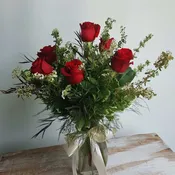 Half Dozen Red Roses