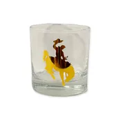20 K Gold Bronco Rocks / Old Fashioned Glasses