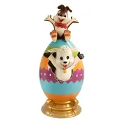 10′ Easter Egg Lamb and Bunny Fiberglass Display