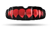 Chrome Red Fangs (Black) QuickFIT
