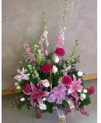 BASKET OF LOVE PINK