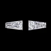 0.18ct F-H VS2-SI1 NATURAL DIAMOND TAPERED BAGUETTE PAIR LOOSE ACCENT STONES