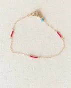 Red Bead Anklet