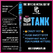 2025 SOLDIER TANK 2-PIECE BBCOR BASEBALL BAT