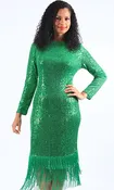 Diana Green Dress 8564 Holiday 2022