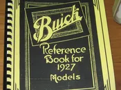 1927 Buick Reference Manual