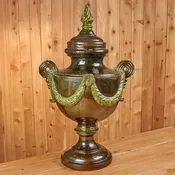 19th Century Terra Cotta English Urn