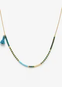 Amano Studio - Japanese Seed Bead Necklace - Seashore & Succulents