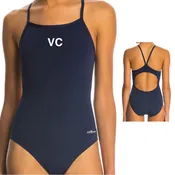 2026 University Club Solid V-Back suit