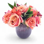 Kissed by Coral  Bouquet