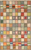 3x4 Colorful Squares Gabbeh