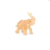 Honey Calcite Elephant