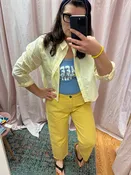 Z Supply Lisette Poplin Button Down Pineapple