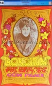 BG-86 - Donovan - Bonnie MacLean - 1967 Poster - Cow Palace - CGC Graded 9.8