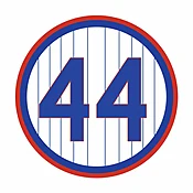 #44 Red White and Blue Sticker