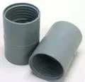 1-1/2" Vinyl Double Threaded Connector Cuff - Gray