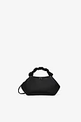 Black Grained Small Bou Bag