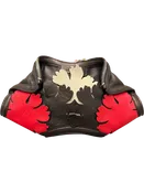 Alexander Mcqueen Red/Black/White Clutch