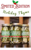 Holiday Thyme Garlic and Herb Pickle Halves, 16 oz Jar, 6-Pack