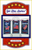 God Bless America Table Top Display JBDGBA