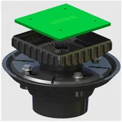 EBBE CLAMP COLLAR DRAIN W/ 2″3″ ABS TAIL + HAIR TRAP (E4022)