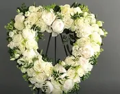 All White Open Heart