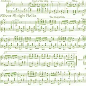 Classic Christmas - Sheet Music - White - green music on white