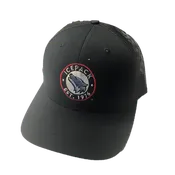 All Black Icepack Richardson Mesh Adjustable Hat