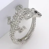 Crystal Rhinestone Crocodile/Alligator Embellished Bracelet