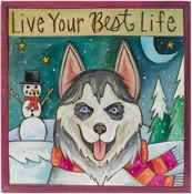 10"x10" Wall Plaque | Husky