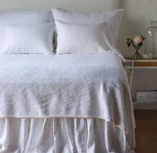 Adele Coverlet - White - Queen