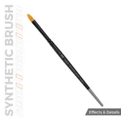 AK SYNTHETIC BRUSH FILBERT 2