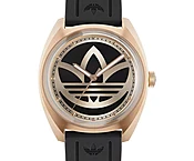 Adidas Men's Edition One AOFH23013 Black Dial Rose Gold Watch 39mm NEW