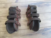 Baines Leather Open Front Boots (M)